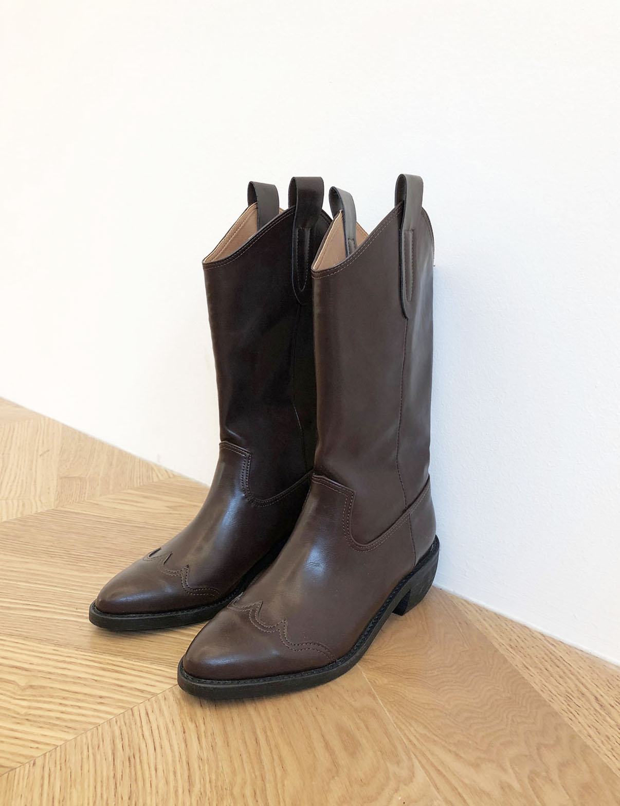 vintage western boots (3color)