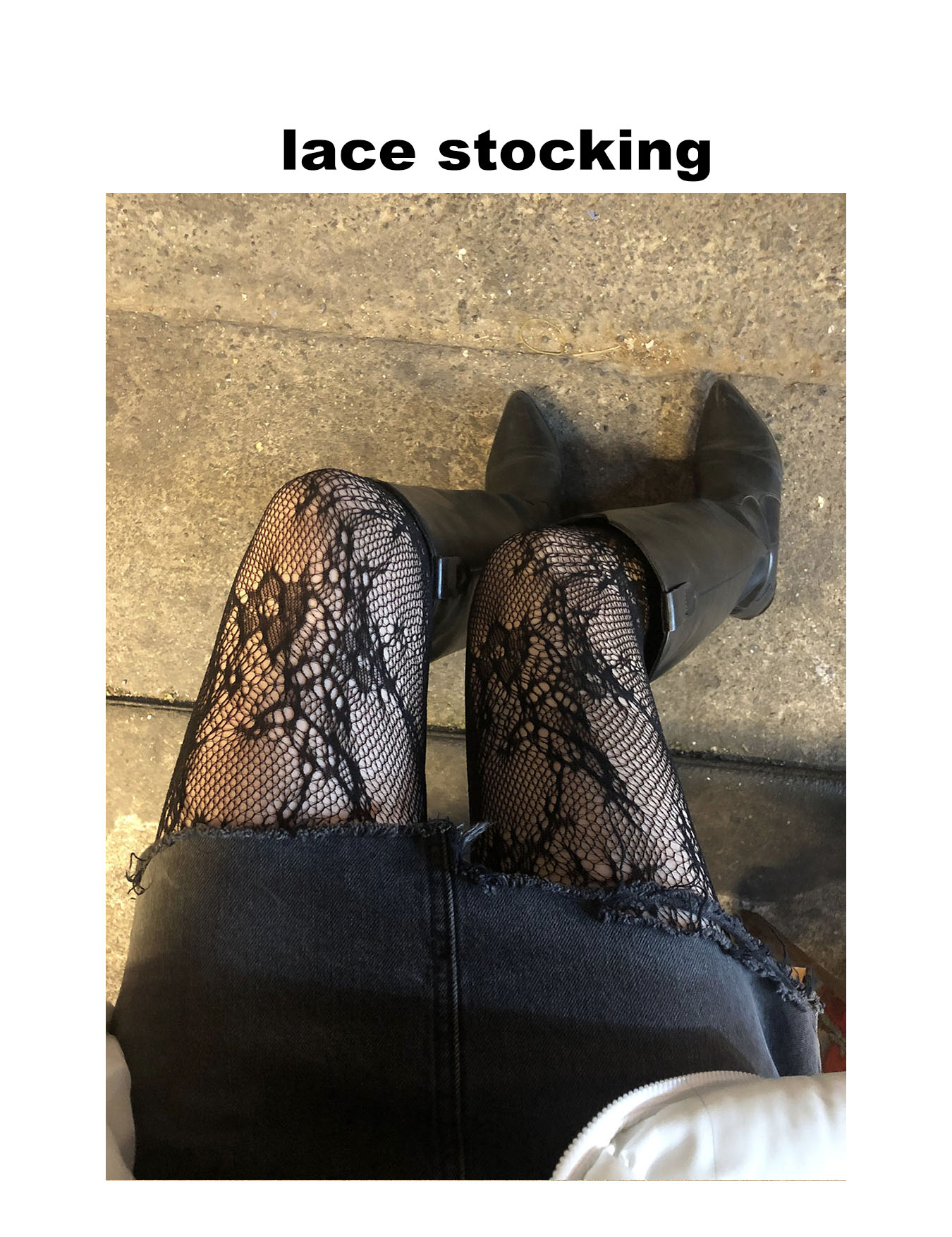 lace stocking (2color)