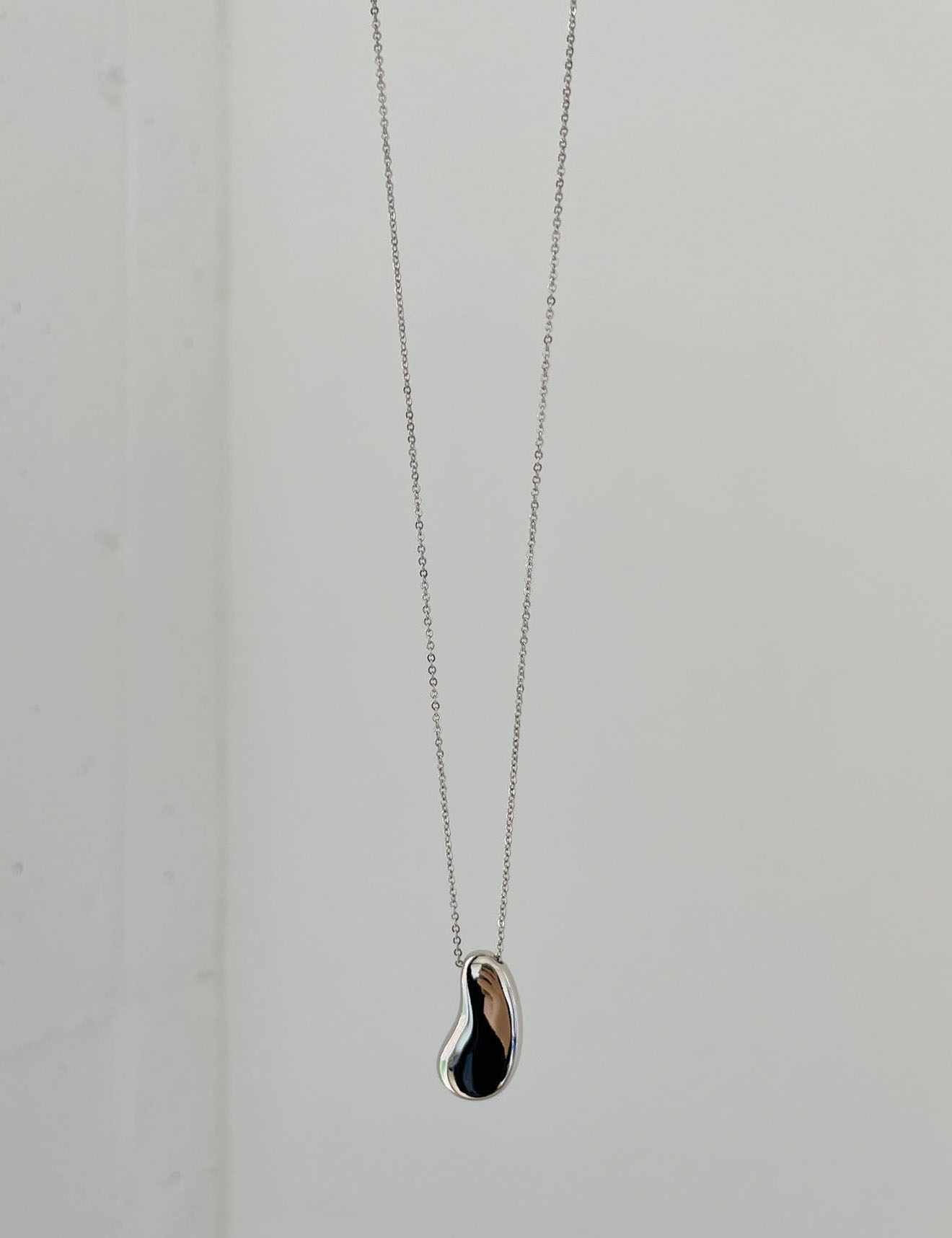 (silver 92.5) bean necklace